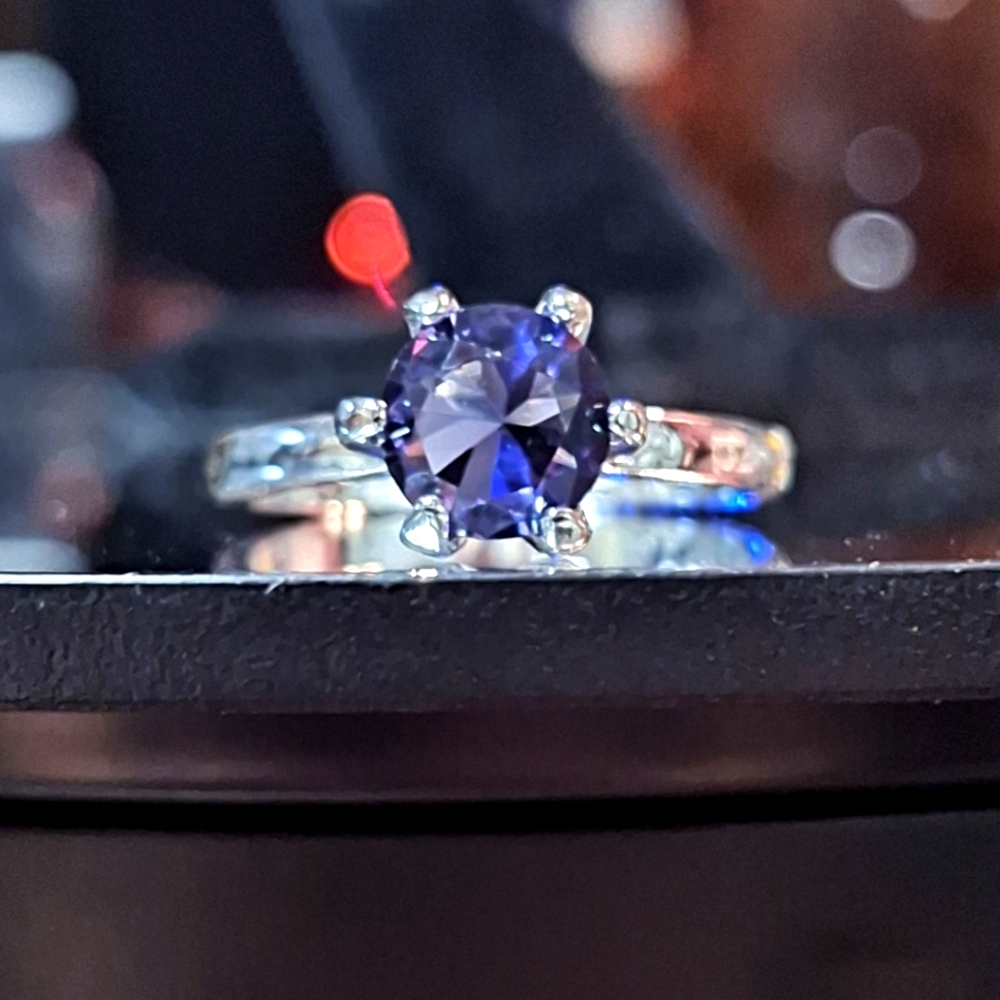 Purple Topez Gemstone Ring size 10
